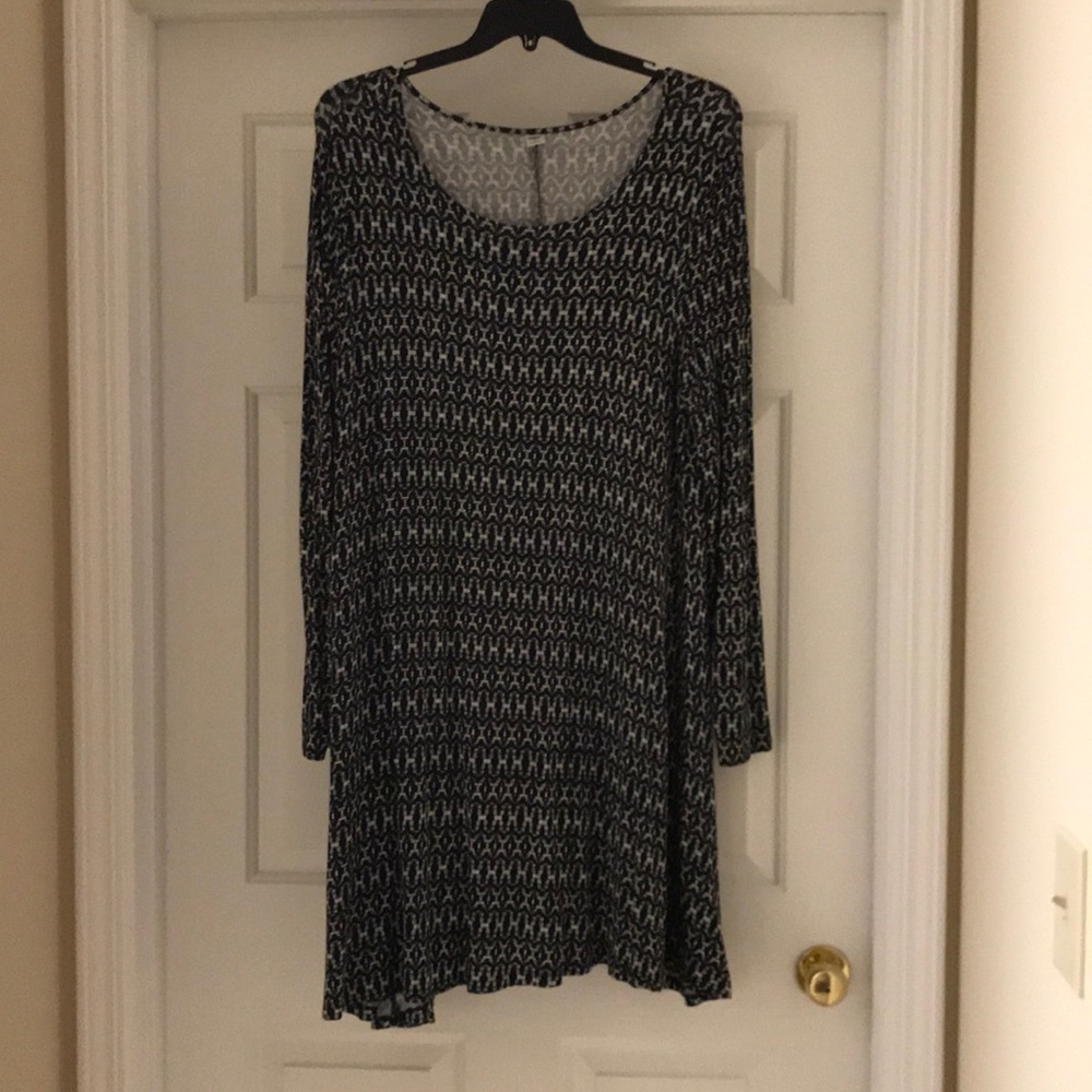 Geometric shift dress